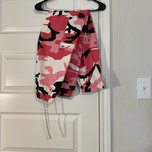 Pink and camp pants!